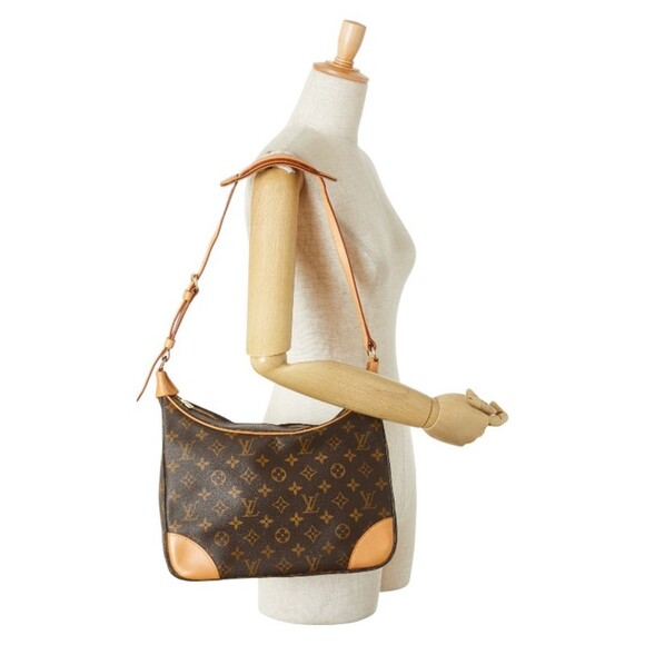 LOUIS VUITTON Brown Monogram Leather Boulogne 30 Shoulder Bag - Picture 13 of 13
